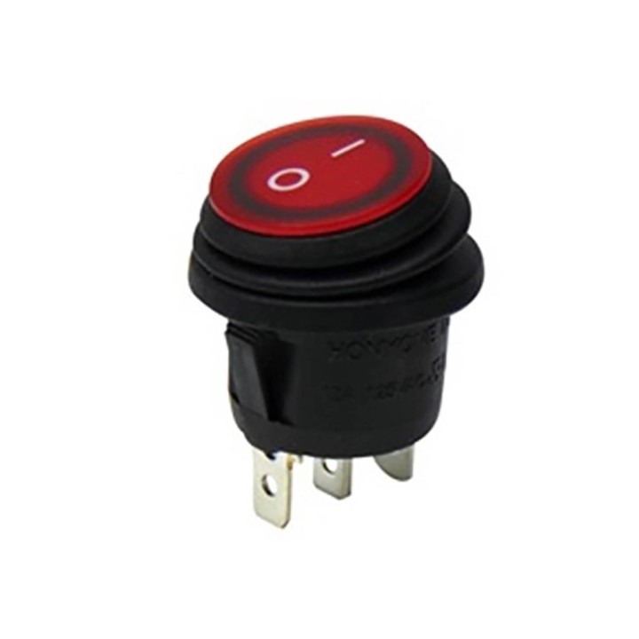 Διακόπτης μίνι στρόγγυλος Φ23 3 επαφών ON-OFF στεγανό με λαμπάκι κόκκινο για συσκεύες ΓΕΝΙΚΗΣ ΧΡΗΣΗΣ ΓΕΝΙΚΗΣ ΧΡΗΣΗΣ DIMM0008s