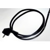 Καλώδιο τροφοδοσίας σούκο γωνιακό  μαύρο 2m καοτσούκ KENWOOD original