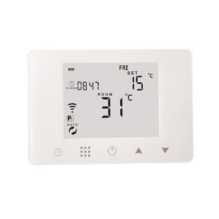 Θερμοστάτης χώρου ψηφιακός εβδομαδιαίος 09BW EUROLAMP EUROLAMP 147-44012