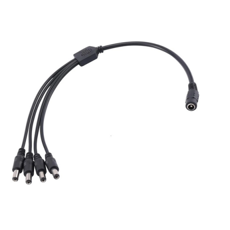 Καλώδιο splitter από 1 θηλυκό βύσμα ρεύματος σε 4 αρσενικά, 5.5x2.1mm ΓΕΝΙΚΗΣ ΧΡΗΣΗΣ DC5.521 Καλώδιο splitter από 1 θηλυκό βύσμα ρεύματος σε 4 αρσενικά, 5.5x2.1mm ΓΕΝΙΚΗΣ ΧΡΗΣΗΣ DC5.521