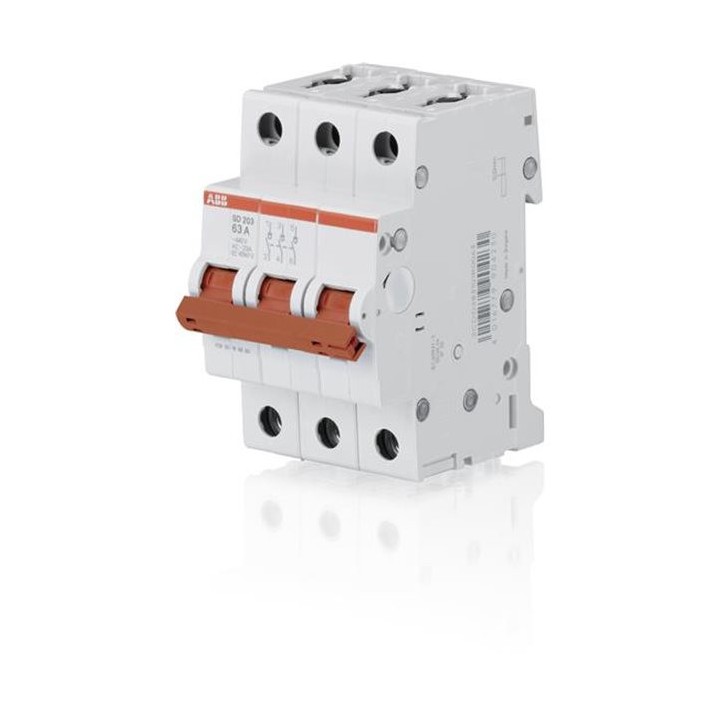 copy of Ραγοδιακόπτης πίνακος διπλός 2X40A SD202-40 ABB