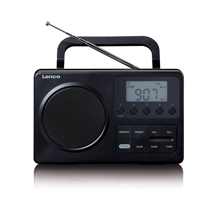 copy of Φορητό ραδιόφωνο FM, σε μαύρο/γκρι χρώμα NEDIS