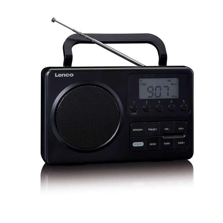 copy of Φορητό ραδιόφωνο FM, σε μαύρο/γκρι χρώμα NEDIS