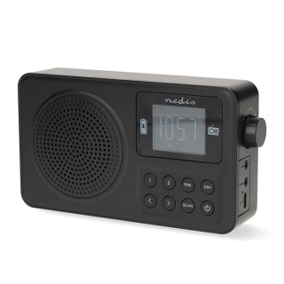 copy of Φορητό ραδιόφωνο FM, σε μαύρο/γκρι χρώμα NEDIS