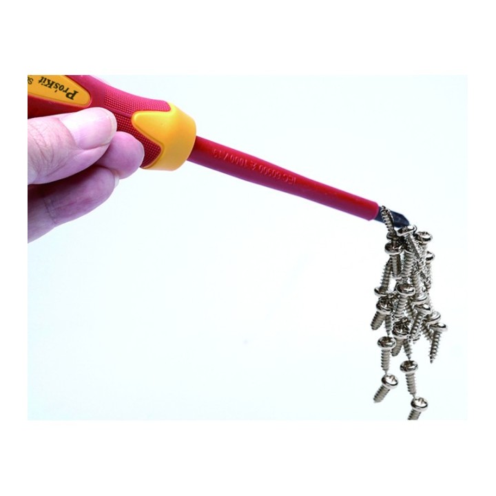 Μονωμένο κατσαβίδι με μαγνητική μύτη ίσια 5.5x125mm ΓΕΝΙΚΗΣ ΧΡΗΣΗΣ K-5.5x125