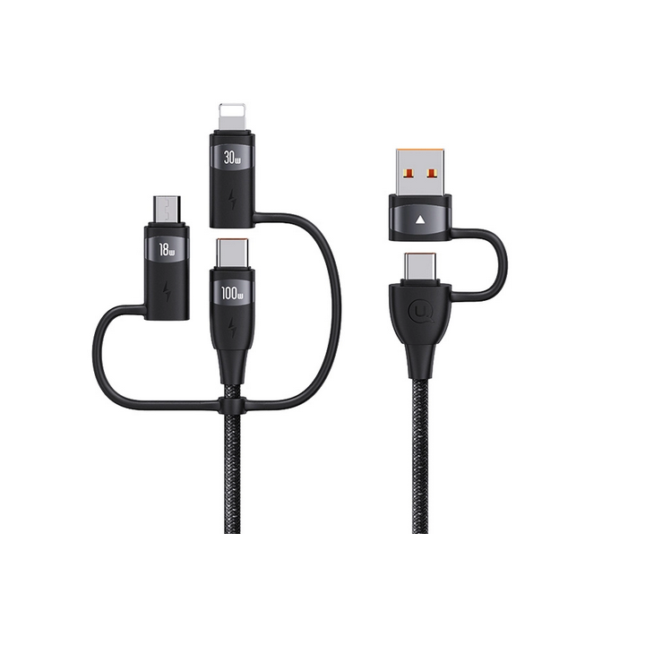 Καλώδιο φόρτισης και μεταφοράς δεδομένων από  USB 2.0 αρσενικό σε USB type-C αρσενικό λευκό