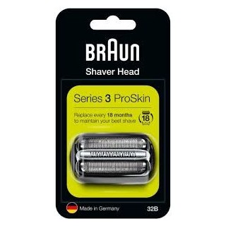 BRAUN Πλέγμα με μαχαίρια κομπλέ, ξυριστικής μηχανής BRAUN 32S, SERI...
