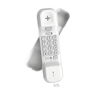 Ενσύρματο τηλέφωνο OSIO με μεγάλα πλήκτρα άσπρο