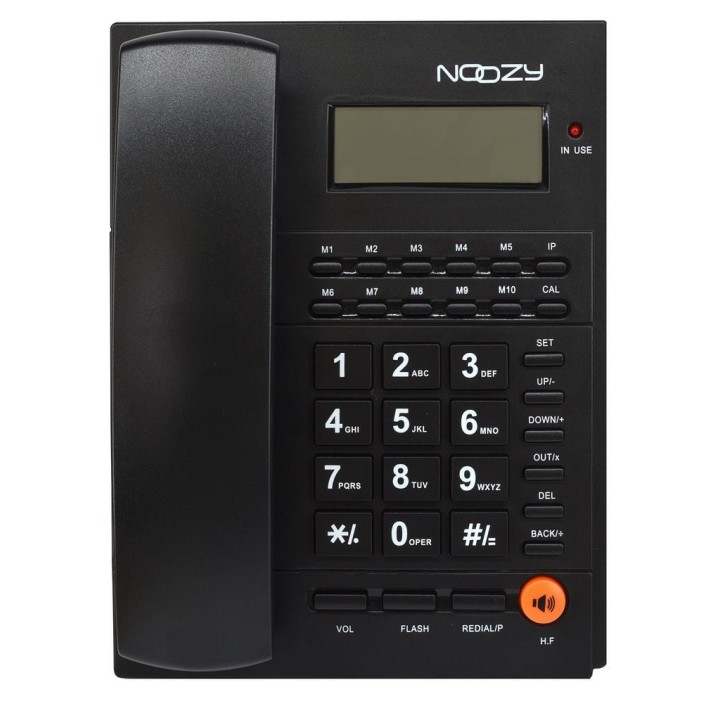Σταθερό Ψηφιακό Τηλέφωνο Noozy Phinea N27 με Μεγάλα Πλήκτρα, Ανοιχτ...
