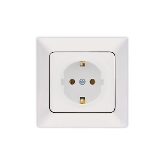 ANESTECH white flush-mounted socket