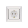 ANESTECH white flush-mounted socket