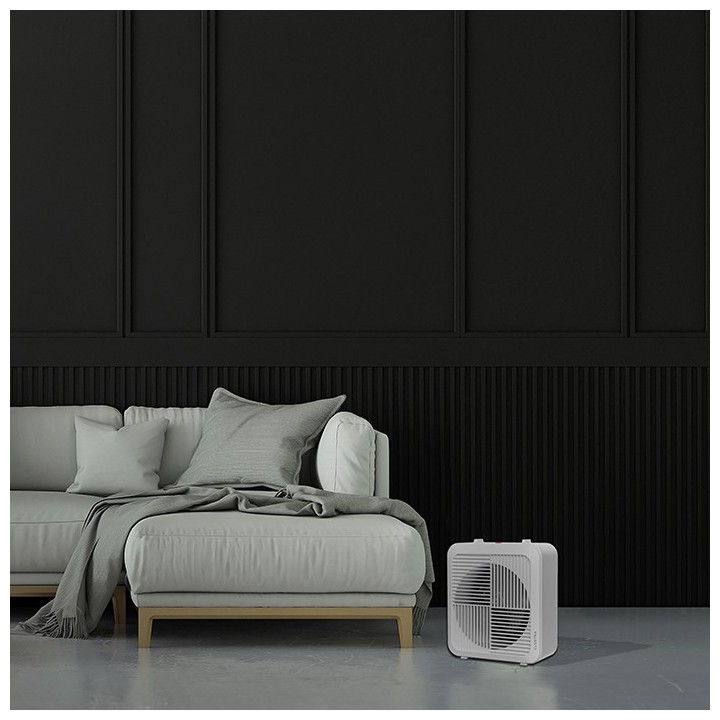 EUROLAMP Αερόθερμο δωματίου VINTAGE 1000W/2000W λευκό 300-41206 | p...