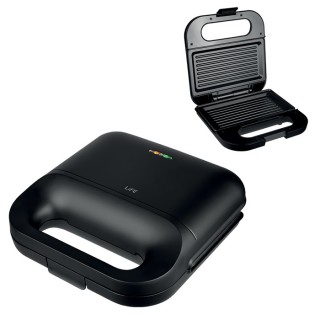 Toaster with grill plates, 700W LIFE Scarlet