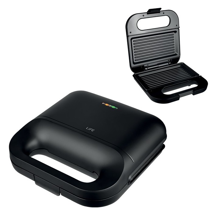 Toaster with grill plates, 700W LIFE Scarlet