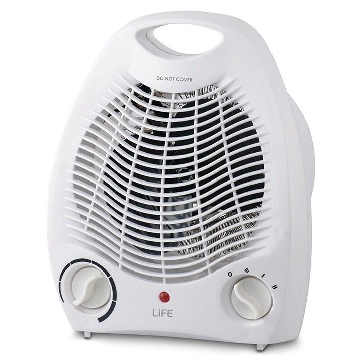 VINTAGE 1000W/2000W white room fan heater