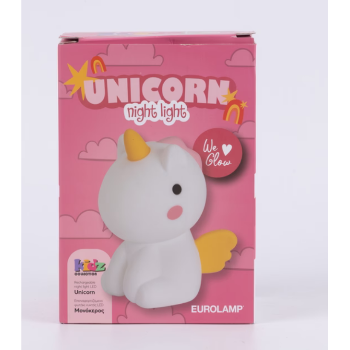 EUROLAMP Φωτάκι νυκτός με διακόπτη LED 1W με τέσσερα χρώματα EUROLA...