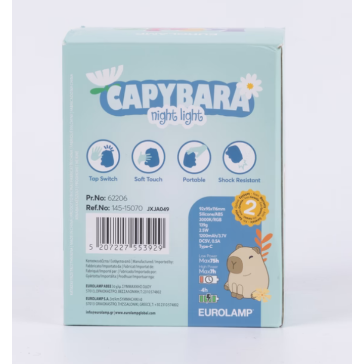 EUROLAMP Φωτάκι νυκτός με διακόπτη LED 1W με τέσσερα χρώματα EUROLA...