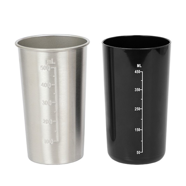 Frappé maker with 1 stainless steel + 1 plastic cup and push button, 100W.