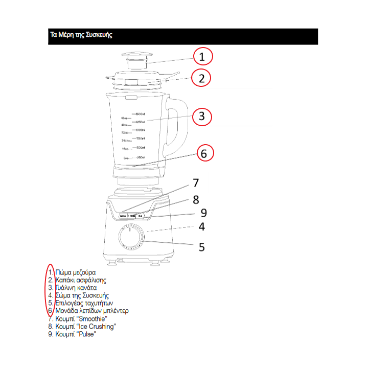 IZZY Κανάτα γυάλινη μπλέντερ κομπλέ IZZY LIMITED EDITION original B...