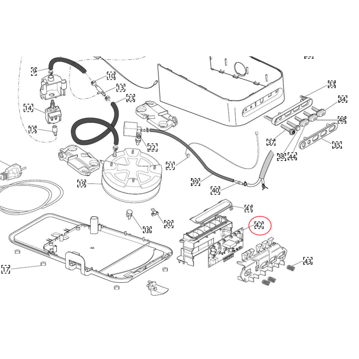 BRAUN Πλακέτα ατμοσυστήματος BRAUN original SIPLA0032 | ploutarxose...