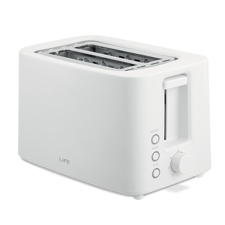 LIFE Αυτόματη φρυγανιέρα, 750W CRISPY BLACK | ploutarxoselectronics.gr