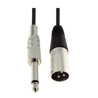 ΓΕΝΙΚΗΣ ΧΡΗΣΗΣ Kαλώδιο ήχου 3pin XLR (CANON) θηλυκό σε 6.3mm JACK m...