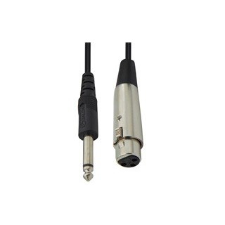 Kαλώδιο ήχου 3pin XLR (CANON) θηλυκό σε 6.3mm JACK mono αρσενικό 5.0m ΓΕΝΙΚΗΣ ΧΡΗΣΗΣ XLR0003
