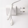 Universal USB 2.1A dual charger in white color GENERAL USE
