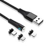 Magnetic and rotating 1m USB charging and data transfer cable