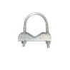 Antenna mast clamp, large, galvanized