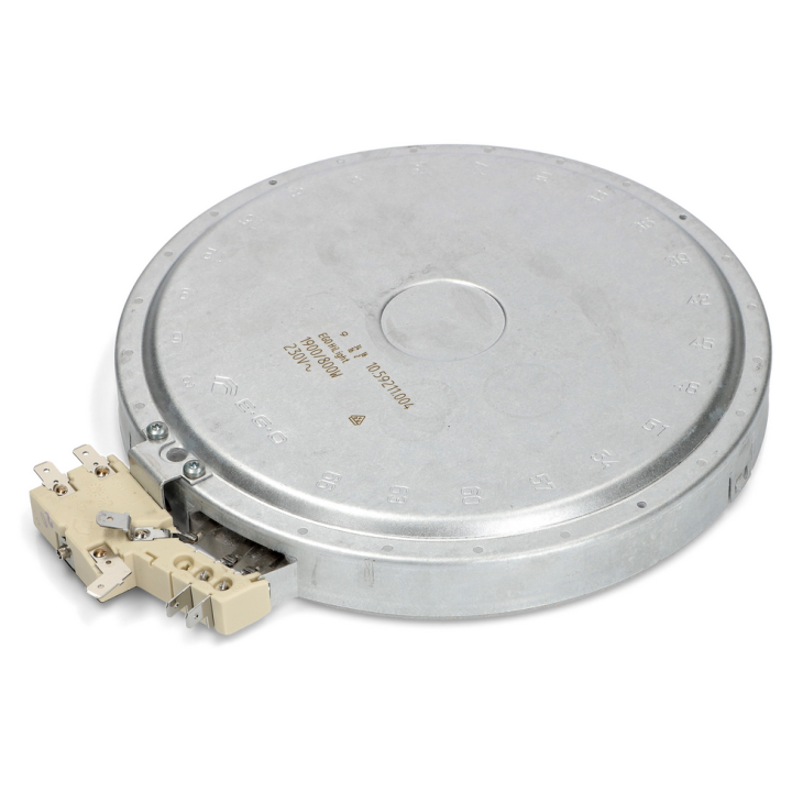 Double burner for ceramic plate Φ200mm - Φ125mm GENERAL USE/EGO