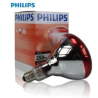 Λάμπα σκληρής υάλου θέρμανσης IR E27 250W κόκκινη PHILIPS