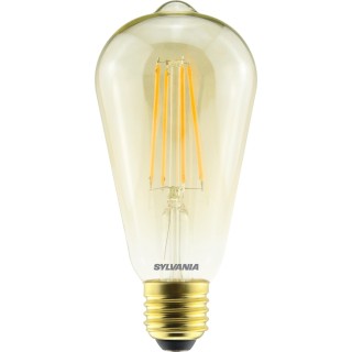 LED Filament Bulb Transparent 11W ST64 E27 3000K DIMMABLE EUROLAMP