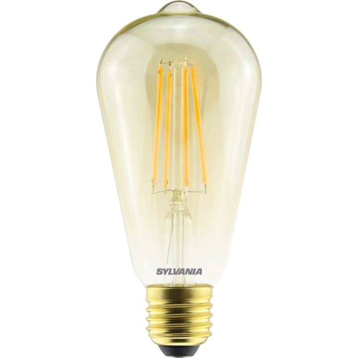 LED Filament Bulb Transparent 11W ST64 E27 3000K DIMMABLE EUROLAMP