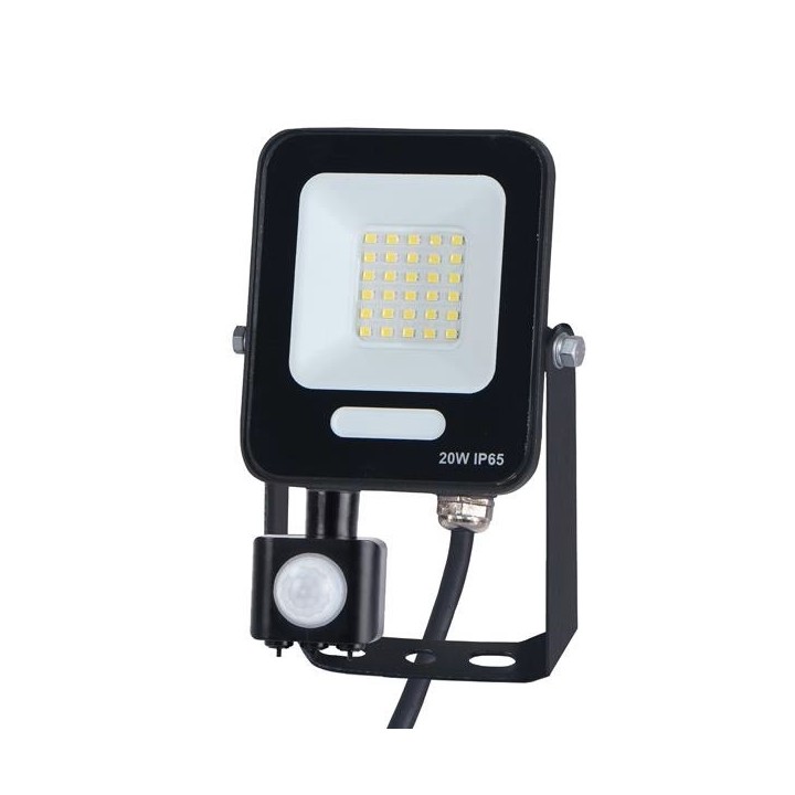 EUROLAMP Προβολέας LED smd με περιστρεφόμενο ανιχνευτή κίνησης 10W ...