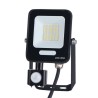 Προβολέας LED smd με περιστρεφόμενο ανιχνευτή κίνησης 20W SMD IP54 4000K EUROLAMP