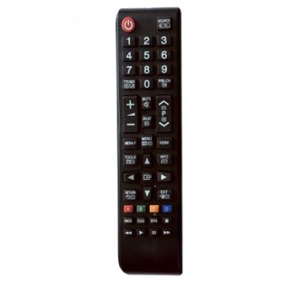 Universal remote control for LCD & LED TVs, DVD players, SAT receivers, and BD players