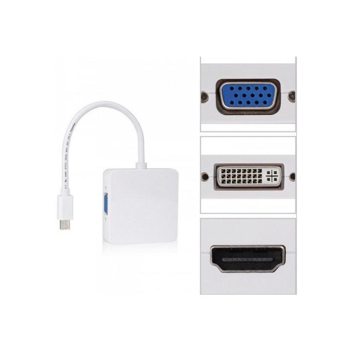 DVI-D male to VGA female adapter