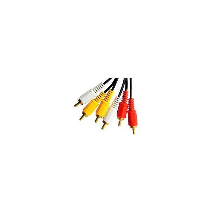 3xRCA male to 3xRCA male audio/video cable, 1.50 m