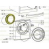 Λάστιχο πόρτας πλυντηρίου ρούχων PHILIPS/WHIRLPOOL WHIRLPOOL PRLP0034