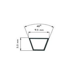 Ιμάντας τραπεζοειδής πλυντηρίου ρούχων 9,5Χ1275 ΓΕΝΙΚΗΣ ΧΡΗΣΗΣ PRIMTR0002