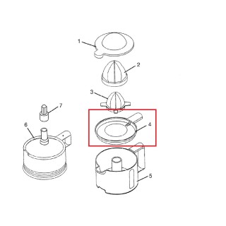 Σίτα στίφτη DELONGI original DELONGHI LEKN0009