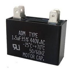 Πυκνωτής λειτουργίας (τραπεζοειδής) 1,5 μF 450volt ΓΕΝΙΚΗΣ ΧΡΗΣΗΣ