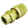 1/4" filling valve for freon in refrigeration circuit
