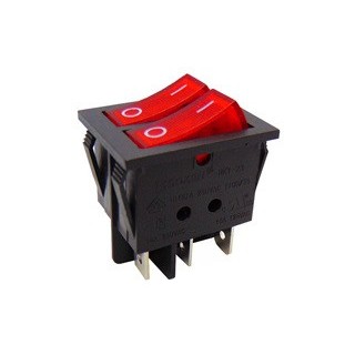 Διακόπτης διπλός μεγάλος 6 επαφών ON-OFF με λαμπάκι κόκκινο για συσκεύες ΓΕΝΙΚΗΣ ΧΡΗΣΗΣ ΓΕΝΙΚΗΣ ΧΡΗΣΗΣ DIMG0006