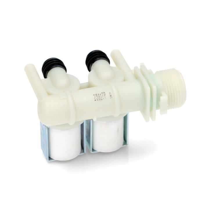 Βαλβίδες Πλυντηρίων ρούχων - Βαλβίδα (220V, διπλή - Φ10) εισαγωγής νερού πλυντηρίου ρούχων ARISTON/INDESIT