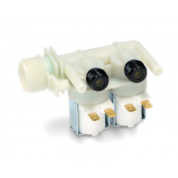 Βαλβίδα διπλή πλάγια εισαγωγής νερού πλυντηρίου ρούχων ARISTON/INDESIT ARISTON PRBAL0014