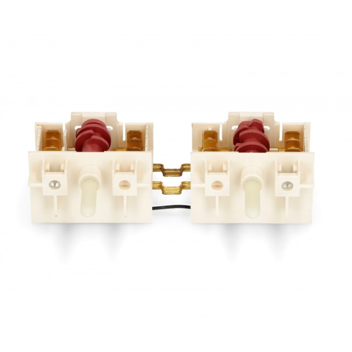 Διακόπτες Κουζίνας - Διακόπτης διπλός (7+7 θέσεων) εστιών κουζίνας ZANUSSI/KORTING/FOURLIS/ESKIMO... original