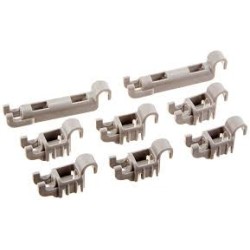 Συνδετήρες σχάρας άνω καλαθιού πλυντηρίου πιάτων BOSCH /SIEMENS original BOSCH PPSID0001