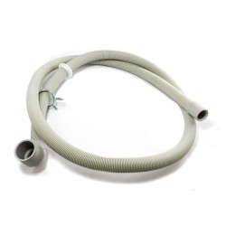 Λάστιχα αποχέτευσης Πλυντηρίων ρούχων - Σωλήνας σπιράλ γωνιακός (20mm X 29mm X 2 μέτρα) αποχέτευσης πλυντηρίου ρούχων/πιάτων ΓΕΝ